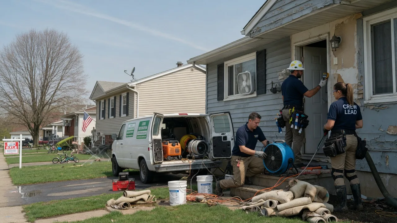 Flood Cleanup in Lovington, IL near me
